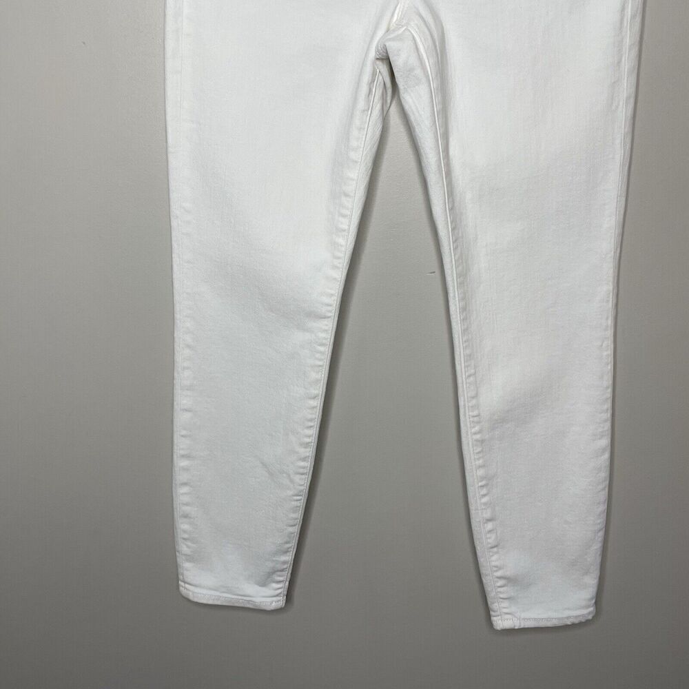 J.CREW Skinny Jeans Women 27 Petite Crisp White 9" Mid-Rise Stretch BO935 - Picture 4 of 12